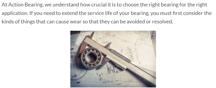 How to improve the ball bearing's life